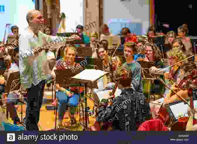 A Conductor Rehearsing With An Orchestra Duets For All: Conductor S Score Piano Bells Harp