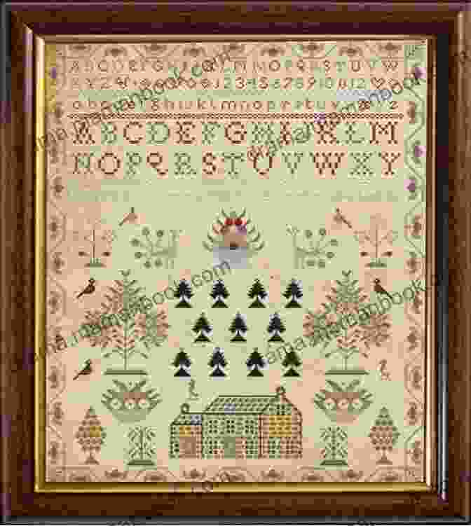 A Historical Embroidery Sampler, Depicting Various Stitches And Motifs Mystical Stitches: Embroidery For Personal Empowerment And Magical Embellishment