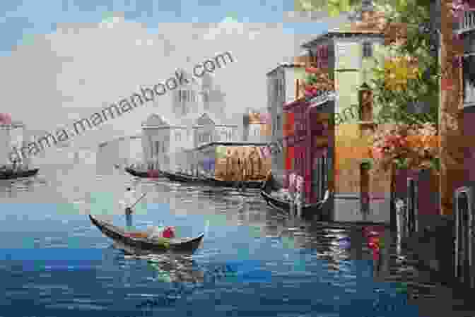 A Painting Depicting A Venetian Scene With Gondolas And A Grand Palace. The Lion Of St Mark: One Of The Venetians