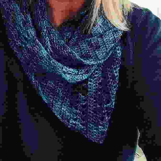 A Photo Of Amy Wright Holding A Vibrant Crocheted Scarf, Showcasing The Intricate Details And Exquisite Craftsmanship Of Her Work. Easy Scarf: Crochet Pattern Amy Wright