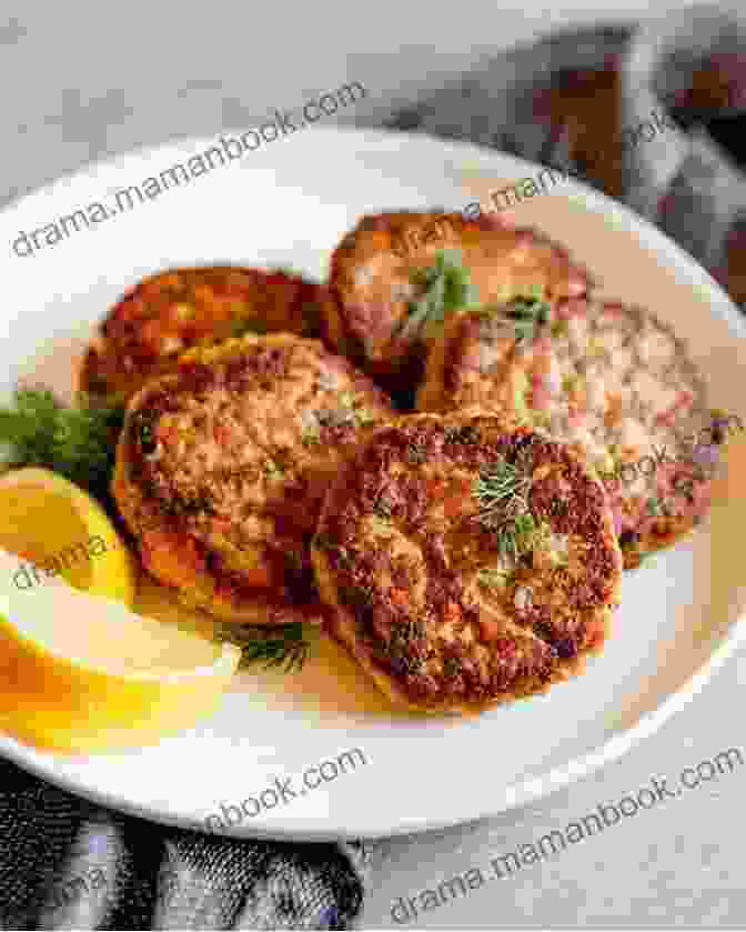 A Plate Of Keto Salmon Cakes With Lemon Wedges. Keto Dinner Cookbook: Healthy Low Carb And High Fat Keto Recipes To Try Tonight Keto Friendly Easy Weeknight Meals Anyone Can Cook