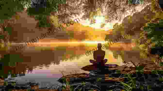 A Serene Image Of A Person Meditating In A Lush Forest, With The Sun's Rays Filtering Through The Trees Law Of Attraction Powerful Affirmations: Manifest Your Dreams With Soothing Nature Hypnosis Meditation