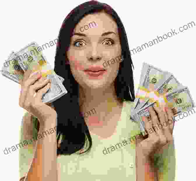 A Woman Holding Money And Feeling Happy And Confident Rid Yourself Of Poverty Conscousness
