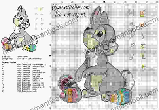 Completed Thumper 14 Count Cross Stitch Thumper 14 Count Cross Stitch