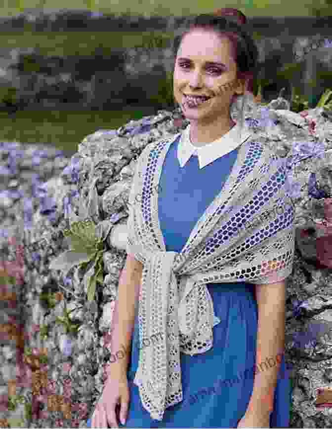 Historical Image Of Women Wearing Shetland Lace Shawls, Showcasing The Timeless Appeal And Cultural Significance Of These Shawls. Vintage Visage Old Shetland Lace Shawl Knitting Pattern: Vintage Lace Shawl Knitting Pttern