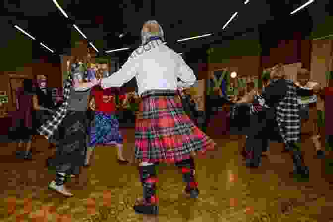 Scottish Ceilidh With People In Kilts Dancing Under His Kilt (Under The Kilt 1)